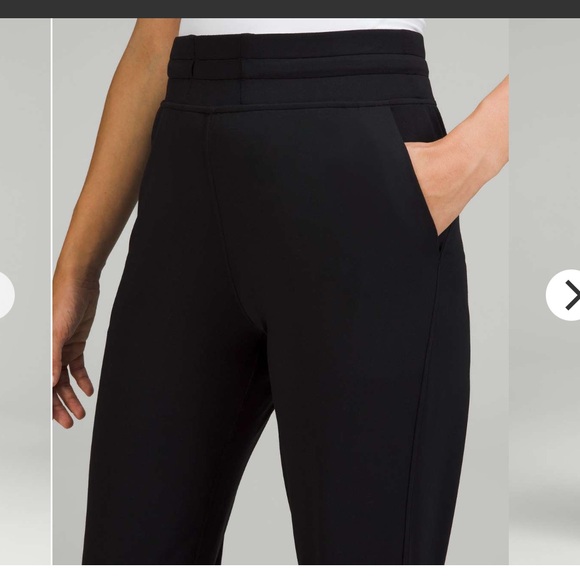 🆕 Lululemon Ready to Rulu Straight Leg Black Pants Sz 12 - Picture 11 of 13